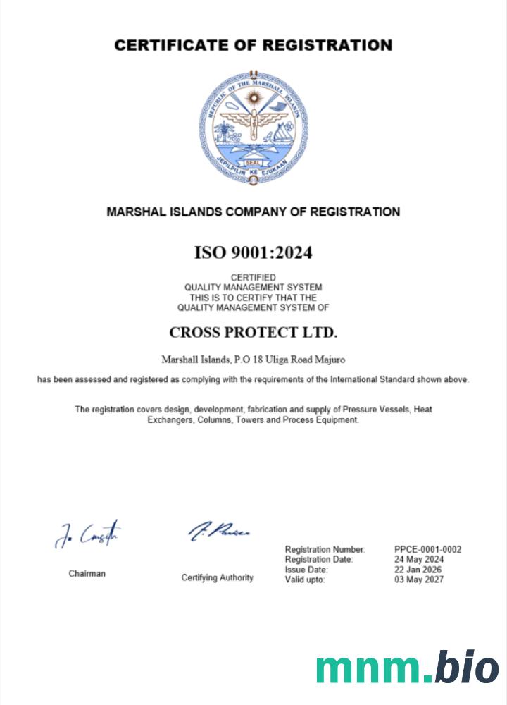 Marshall Islands business registration vcertyfikat Word i szablon PDF